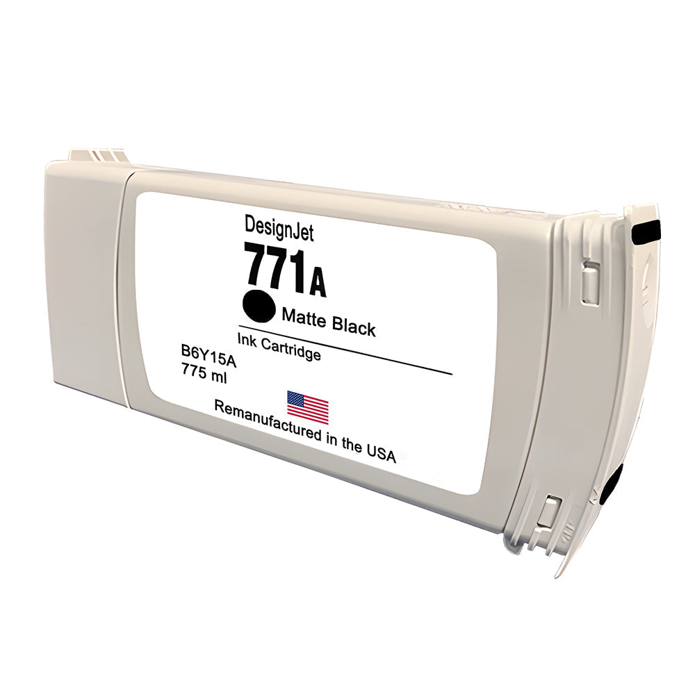 JIT Brand for HP 771 775mL (B6Y15A) Matte Black Remanufactured in the USA Ink Cartridge