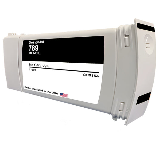 JIT Brand for HP 789 775mL (CH615A) Black Remanufactured in the USA Ink Cartridge