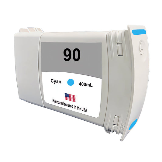 JIT Brand for HP 90 400mL (C5061A) Cyan Remanufactured in the USA Ink Cartridge