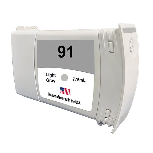 JIT Brand for HP 91 775mL (C9466A) Light Gray Remanufactured in the USA Ink Cartridge
