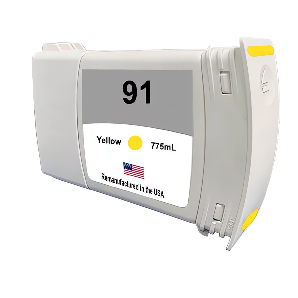 JIT Brand for HP 91 775mL (C9469A) Yellow Remanufactured in the USA Ink Cartridge