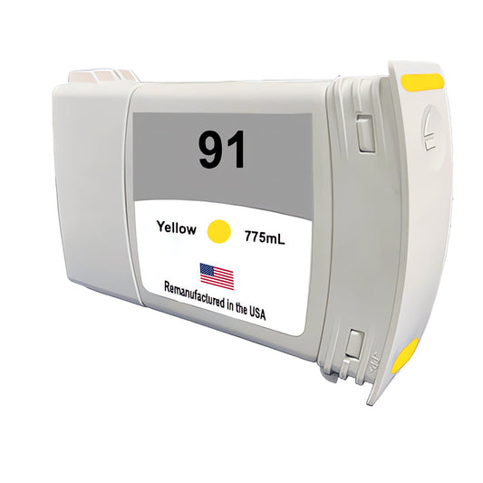 JIT Brand for HP 91 775mL (C9469A) Yellow Remanufactured in the USA Ink Cartridge