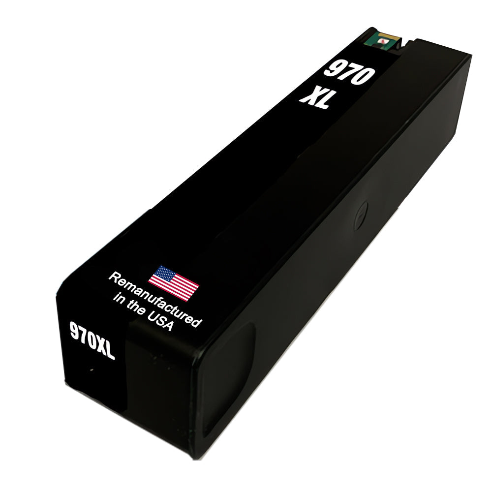 JIT Brand for HP 970XL (CN625AM) Black MICR Remanufactured in the USA Ink Cartridge