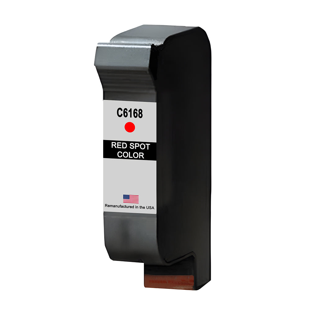 JIT Brand for HP C6168A Red Spot Color Remanufactured in the USA Ink Cartridge