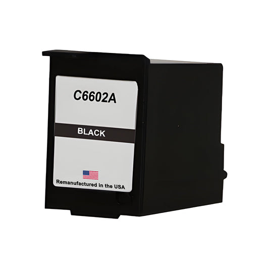JIT Brand for HP C6602A Black Remanufactured in the USA Ink Cartridge