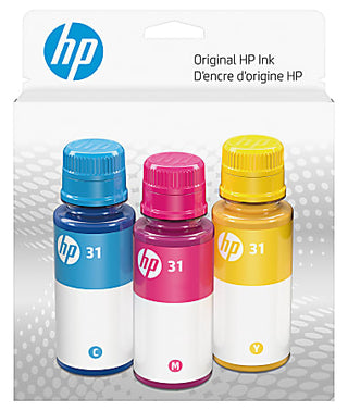 Orignal HP 31 Standard Yield Color Ink Cartridges Refills