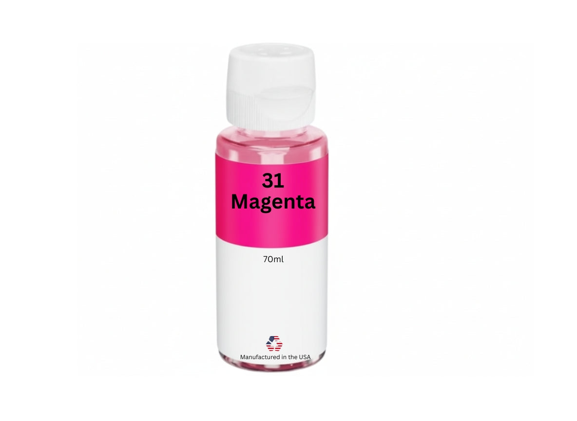 JIT Brand Replacement for HP 31 (1VV27AN ) 70-ml Magenta Standard Yield Ink Bottle Made in the USA