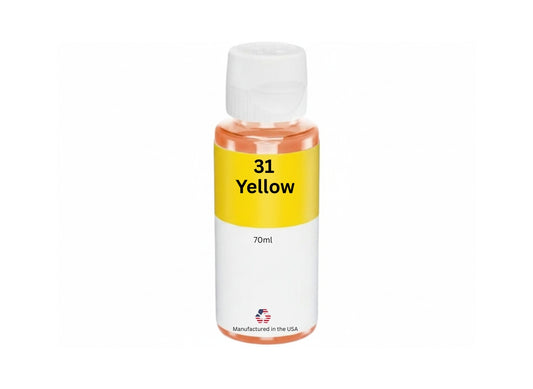 JIT Brand Replacement for HP 31 (1VV28AN) 70-ml Yellow Standard Yield Ink Bottle Made in the USA