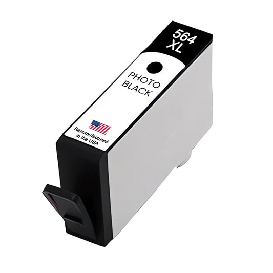 JIT Brand for 564XL (CB322WN) Photo Black Remanufactured in the USA Ink Cartridge