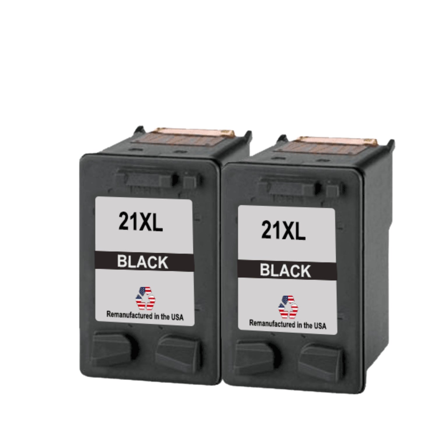 JIT Brand for HP 21XL (CH569AN) Black Twin Pack Remanufactured in the USA Ink Cartridges