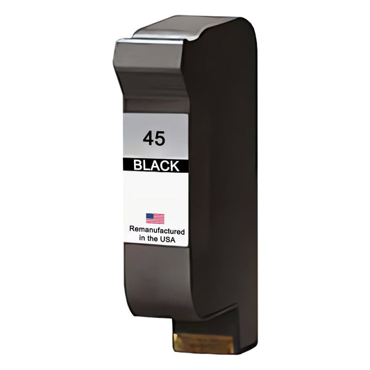 JIT Brand for HP 45 (51645A) Black Remanufactured in the USA Ink Cartridges