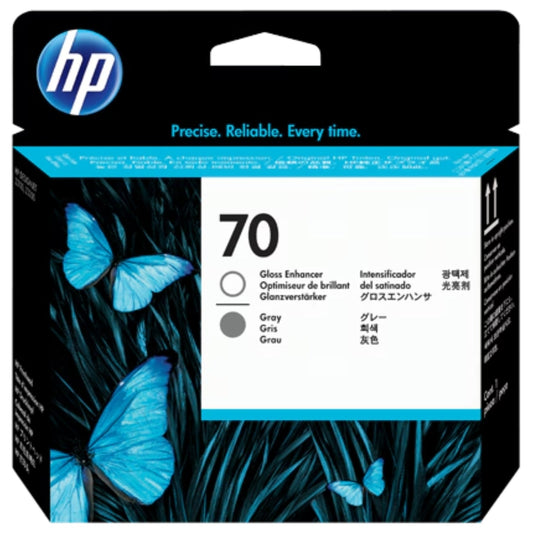 HP 70 (C9410A) Gloss Enhancer and Gray Printhead