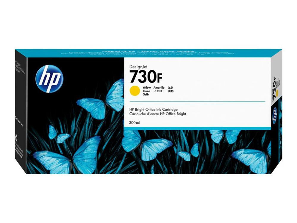 Original HP 730F High-Yield Yellow Ink Cartridge, 1XB25A