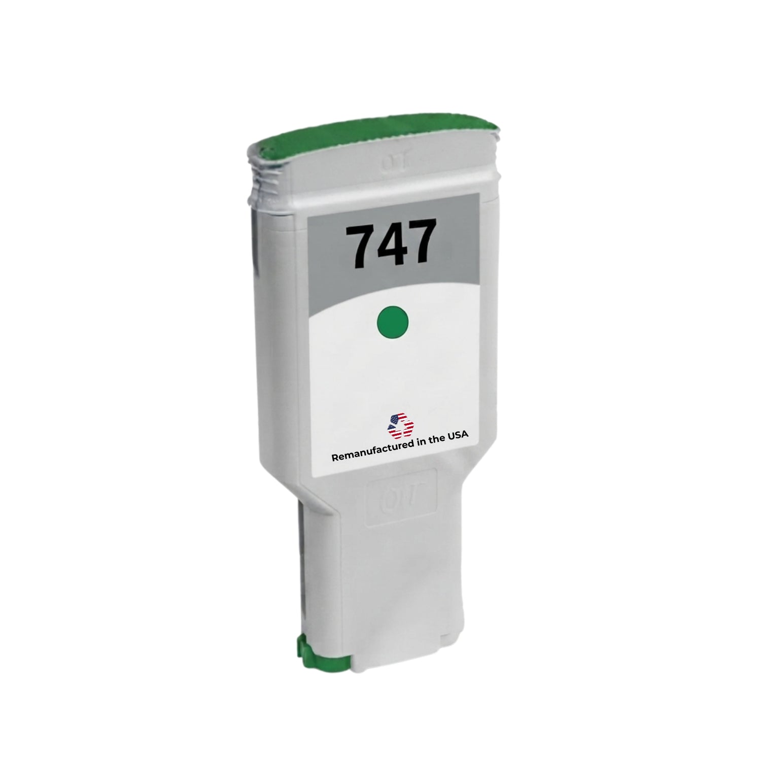 JIT Brand for HP 747 300mL Chromatic Green Remanufactured in the USA Ink Cartridge