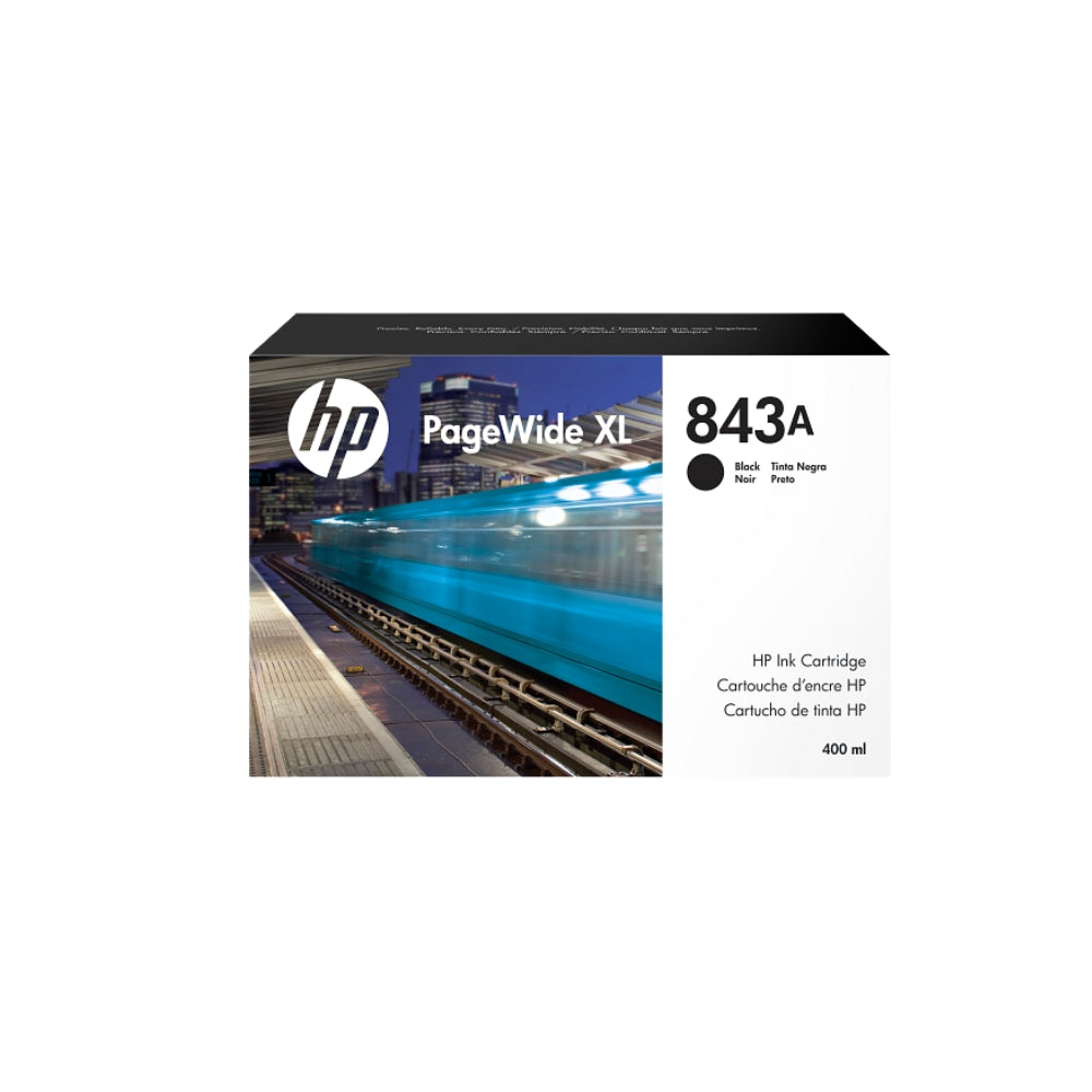 Original HP 843A Standard Yield Black Ink Cartridge, C1Q57A 