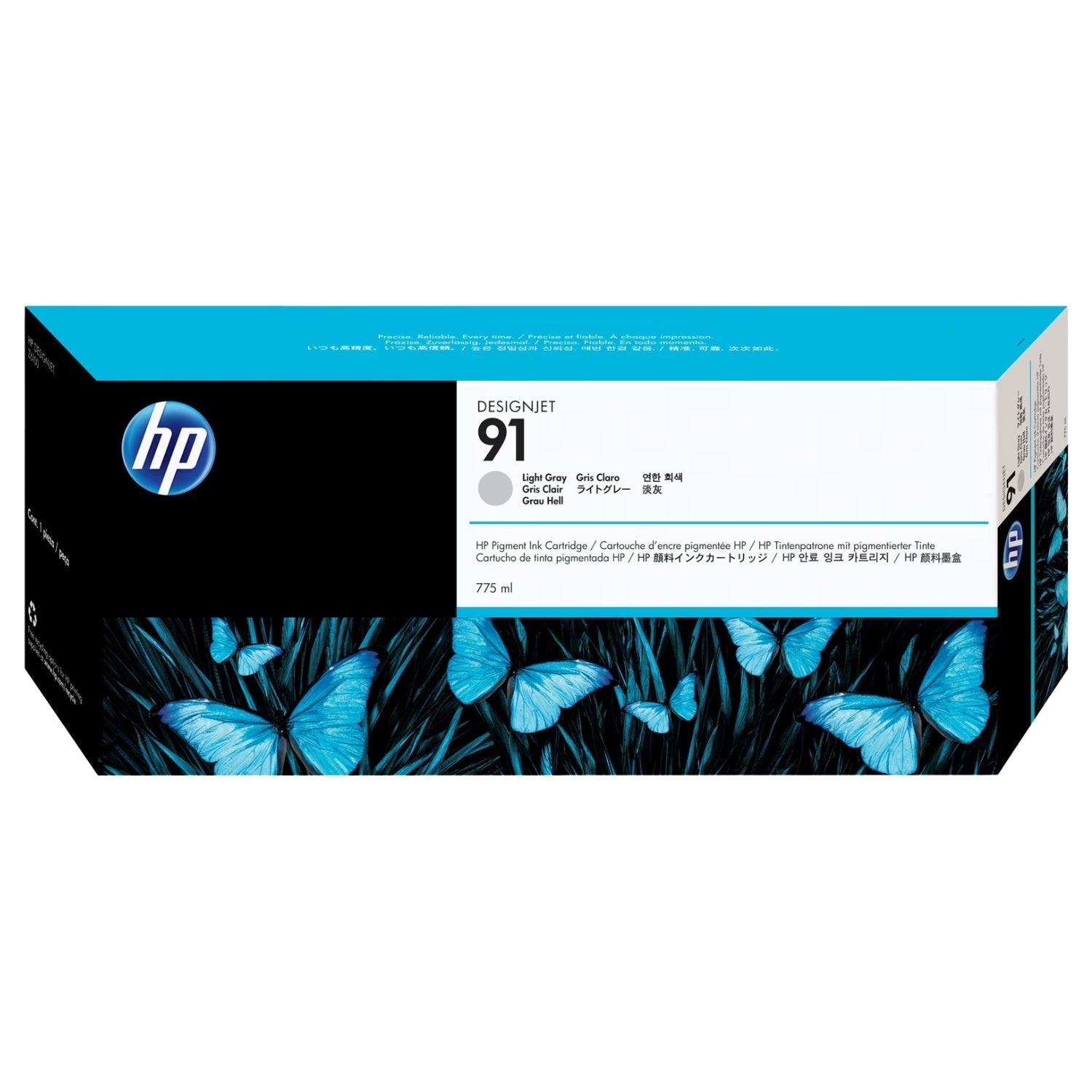 Original HP 91 775-ml (C9466A) Light Gray Ink Cartridge