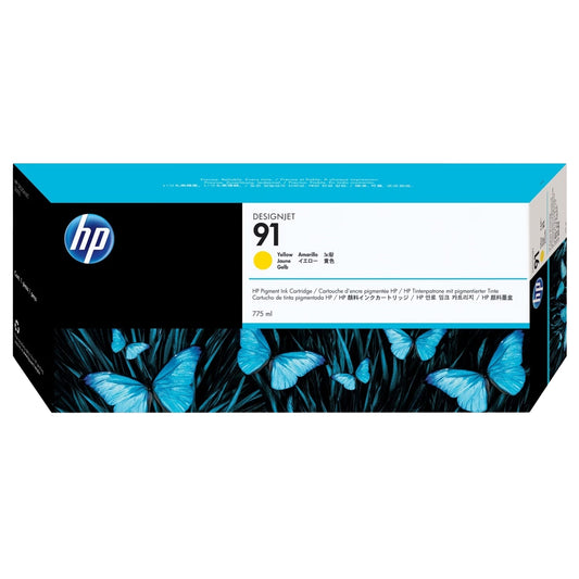Original HP 91 775-ml (C9469A) Yellow Ink Cartridge
