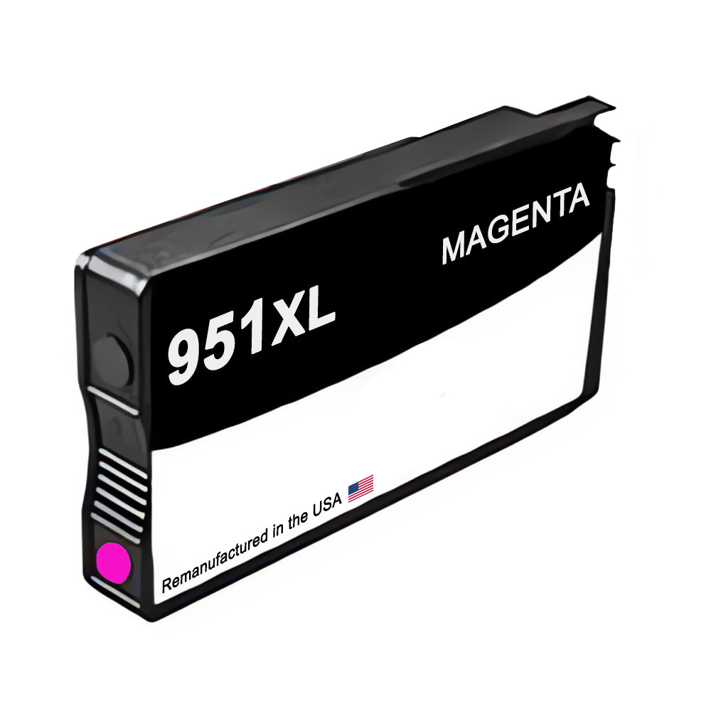 JIT Brand for HP 951XL (CN047AN) Magenta Remanufactured in the USA Ink Cartridge
