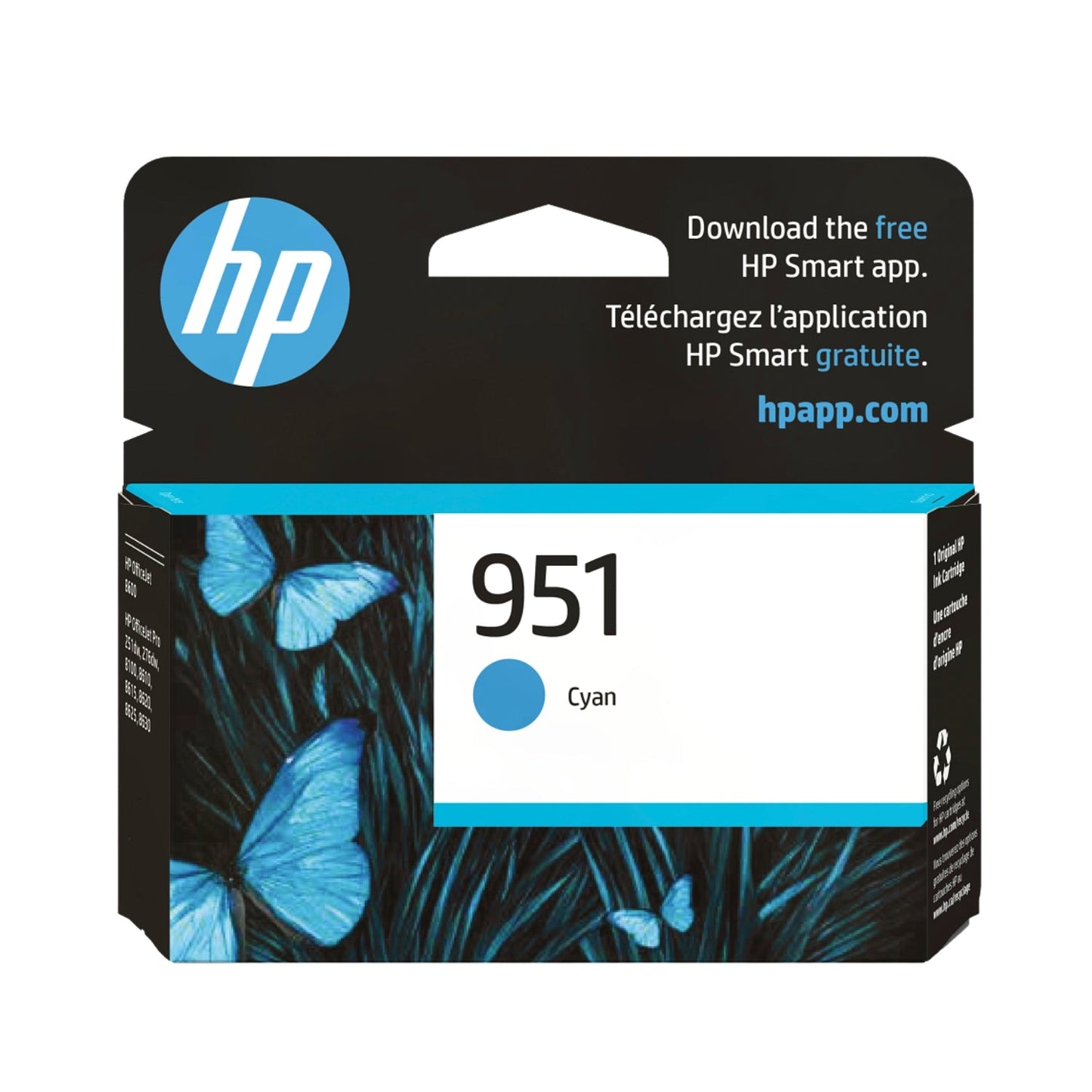 Original HP 951 (CN050AN) Cyan Ink Cartridge