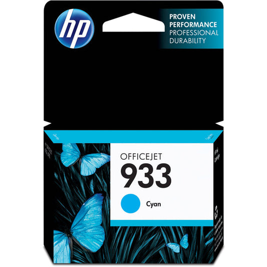 Original HP 933 Standard Yield Cyan Ink Cartridge, CN058AN