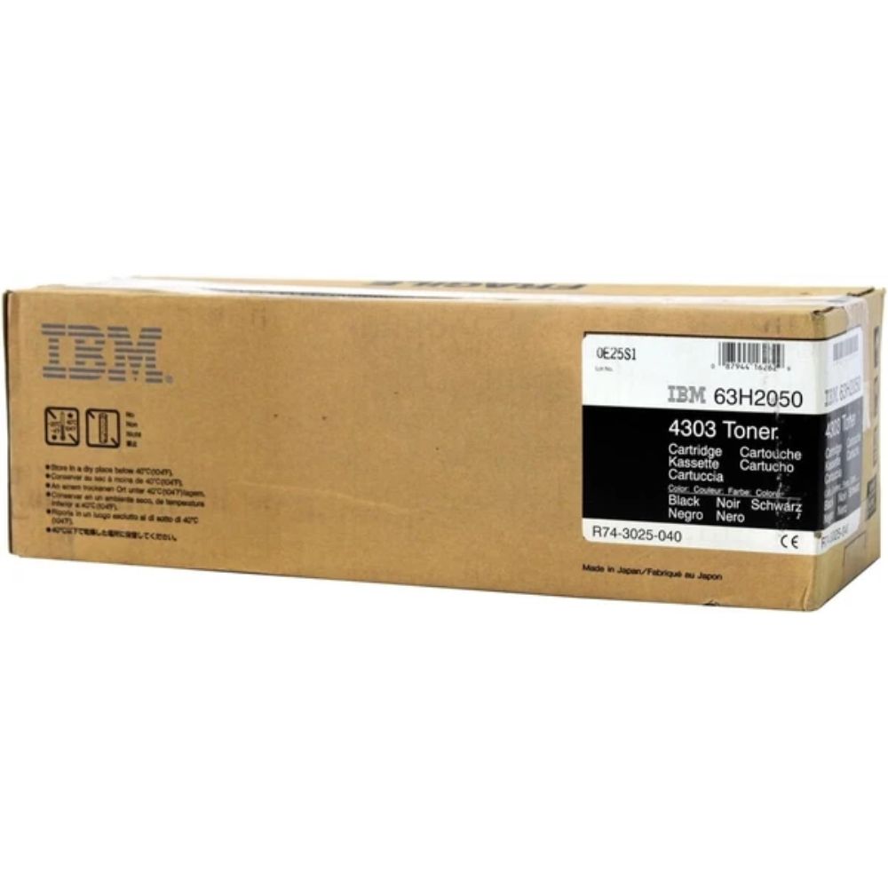 Genuine IBM 63H2050 Standard Yield Black Toner Cartridge