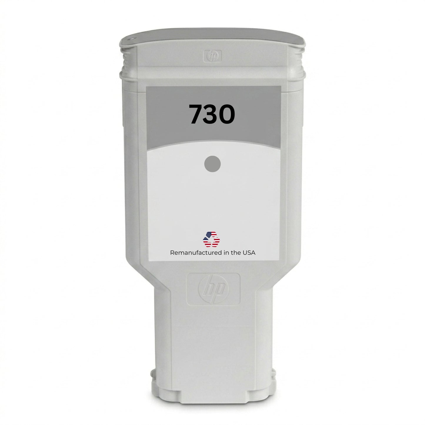 JIT Brand for HP 730 300ML (P2V72A) Gray Remanufactured in the USA Ink Cartridge, P2V72A