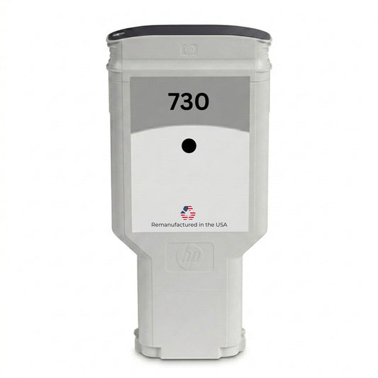 JIT Brand for HP 730 300ML (P2V73A) Photo Black Remanufactured in the USA Ink Cartridge, P2V73A