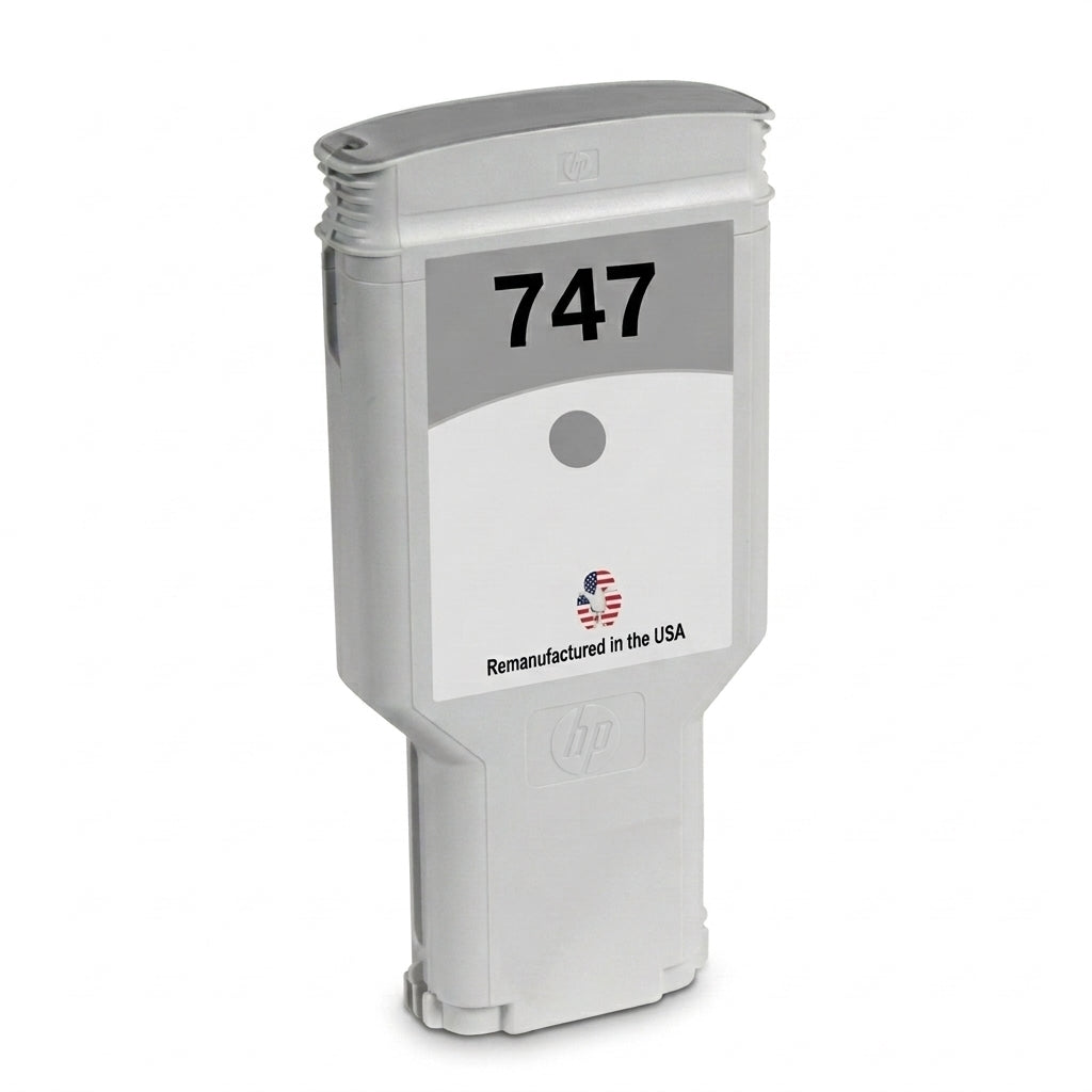 JIT Brand for HP 747 300mL Gray Remanufactured in the USA Ink Cartridge