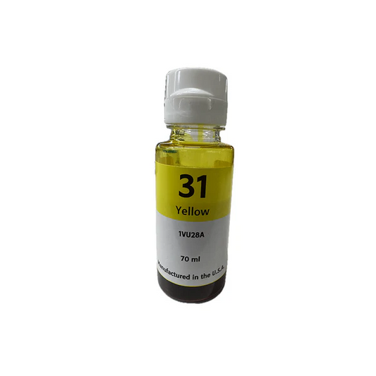 JIT Brand Replacement for HP 31 (1VV28AN) 70-ml Yellow Ink Bottle Made in the USA