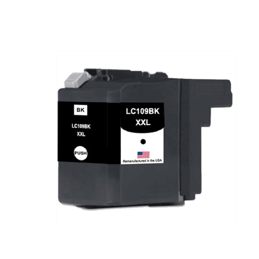 JIT Brand for Brother LC109BK XXL Super High Yield Black Remanufactured in the USA Ink Cartridges