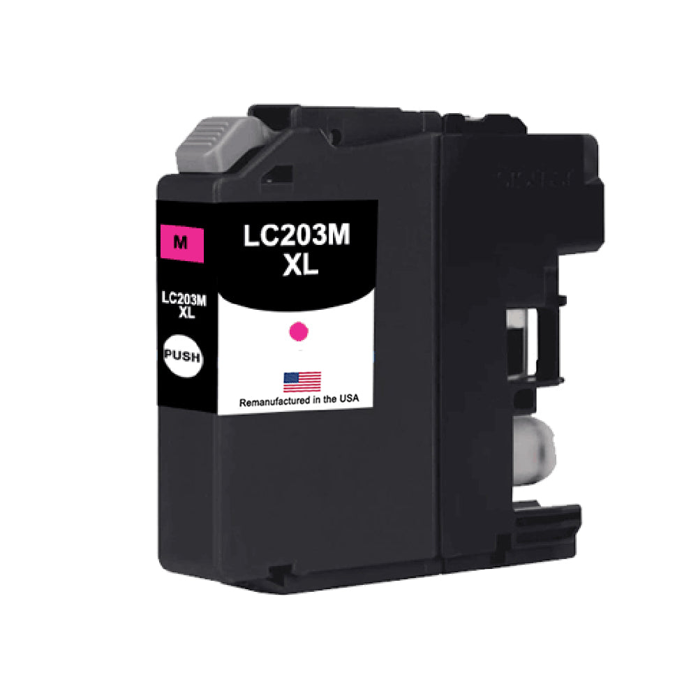 JIT Brand for Brother LC203M XL High Yield Magenta Remanufactured in the USA Ink Cartridge