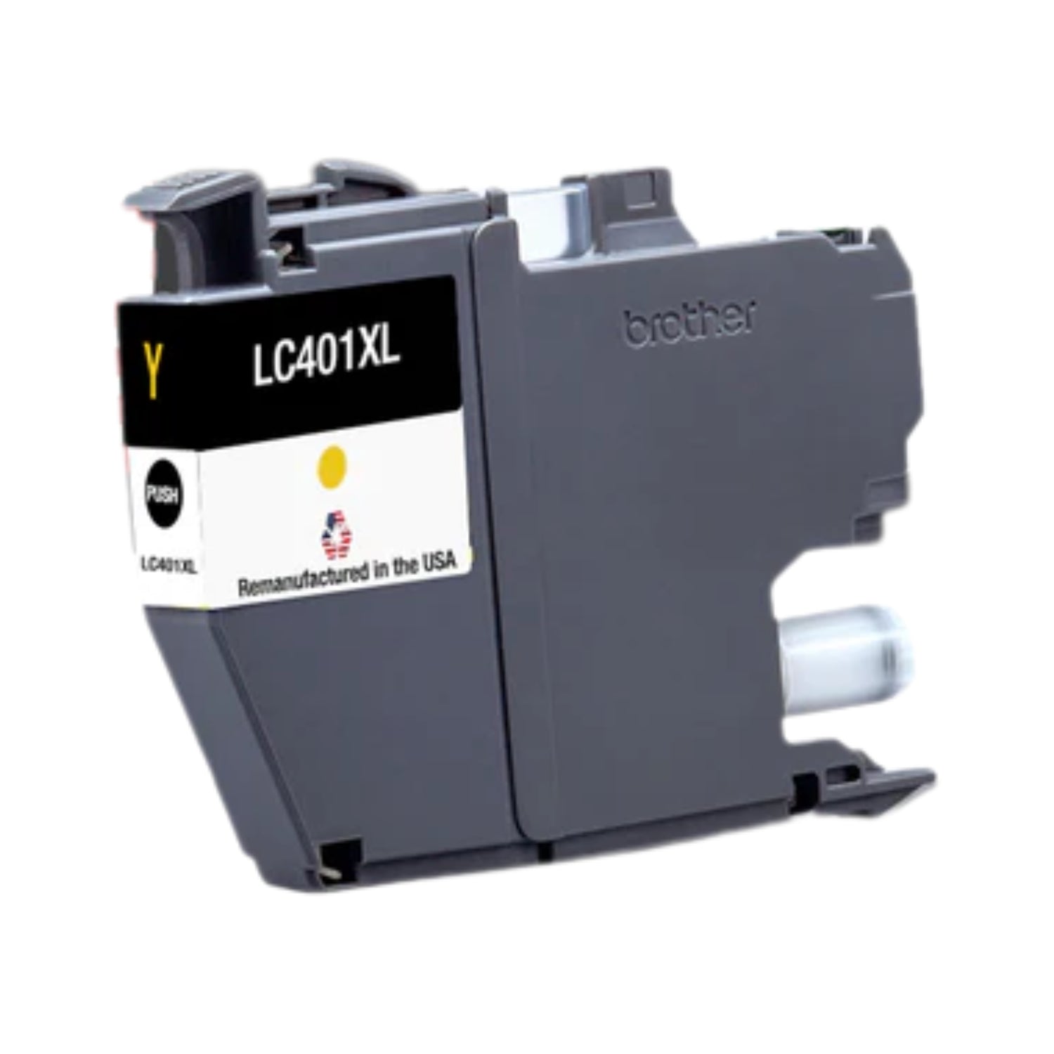 JIT Brand for Brother LC401XL Yellow High Yield Remanufactured in USA Inkjet Cartridge