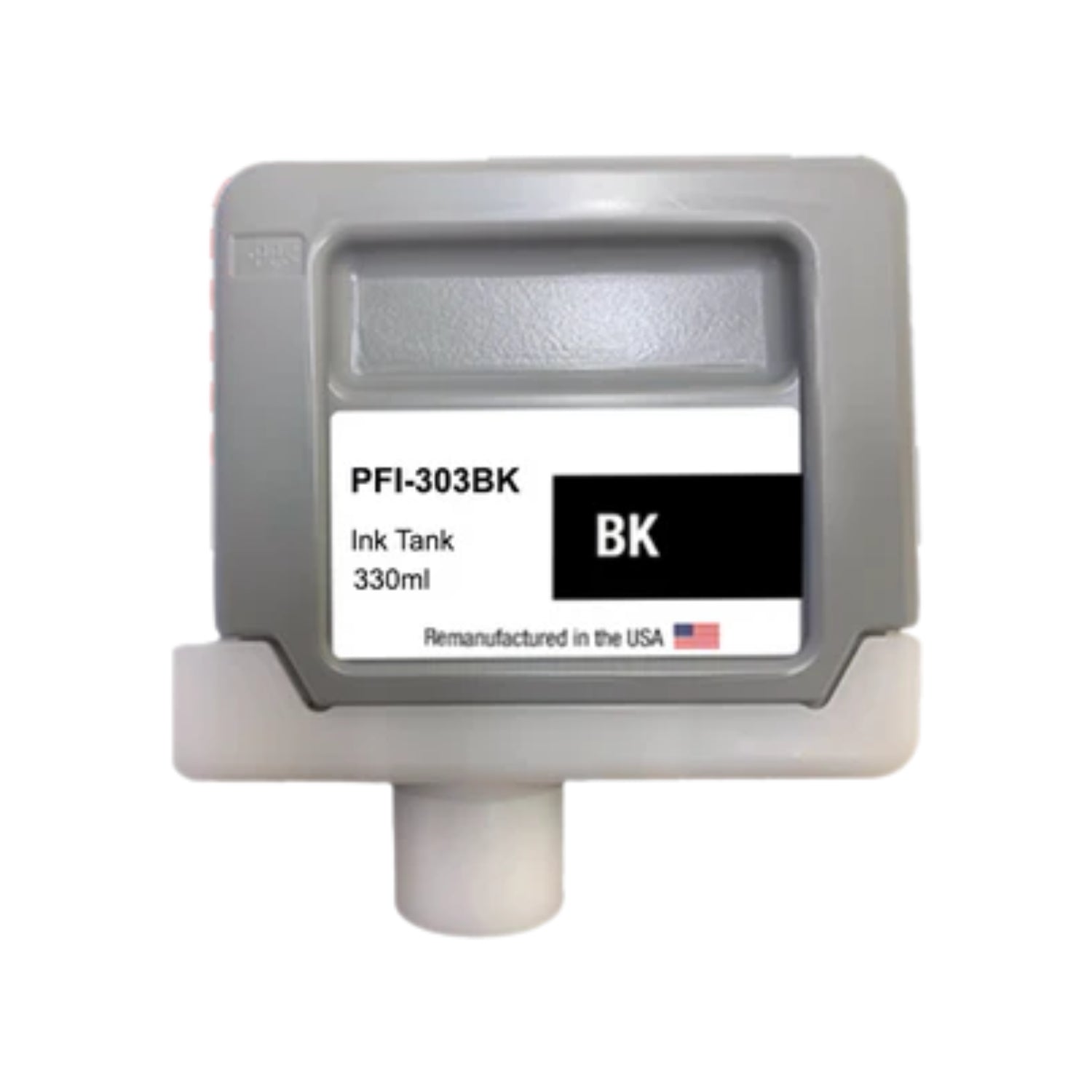 JIT Brand for Canon PFI-303 330ML Black Remanufactured in the USA Ink Cartridge