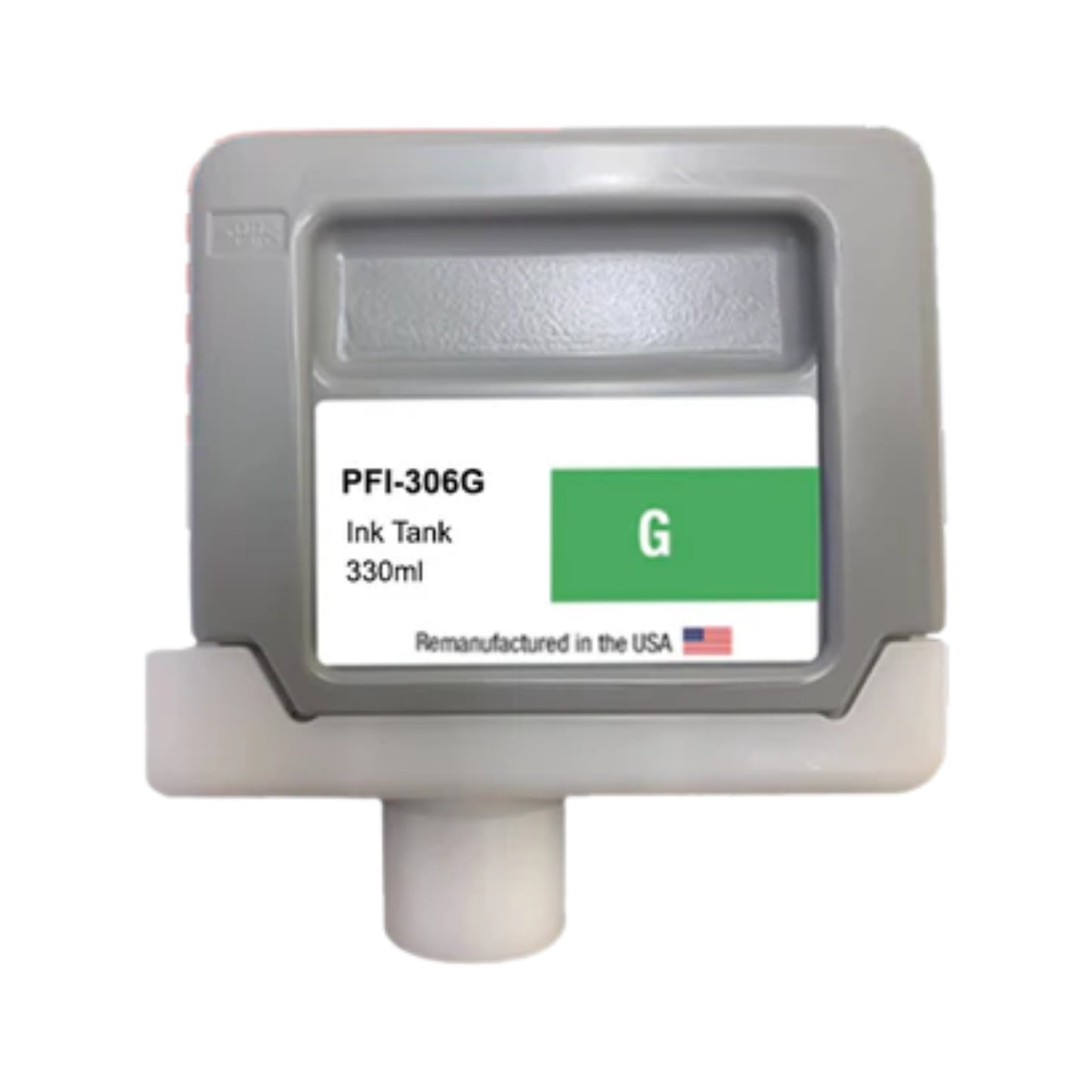 JIT Brand for Canon PFI-306 330ML Green Remanufactured in the USA Ink Cartridge