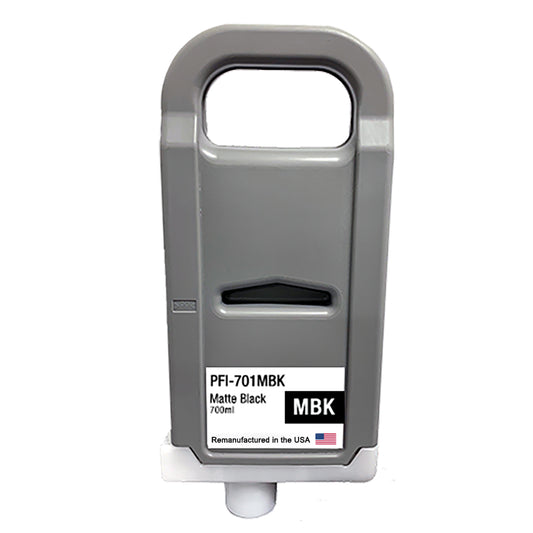 JIT Brand for Canon PFI-701 700mL Matte Black PFI-701MBK Remanufactured in the USA Ink Cartridge