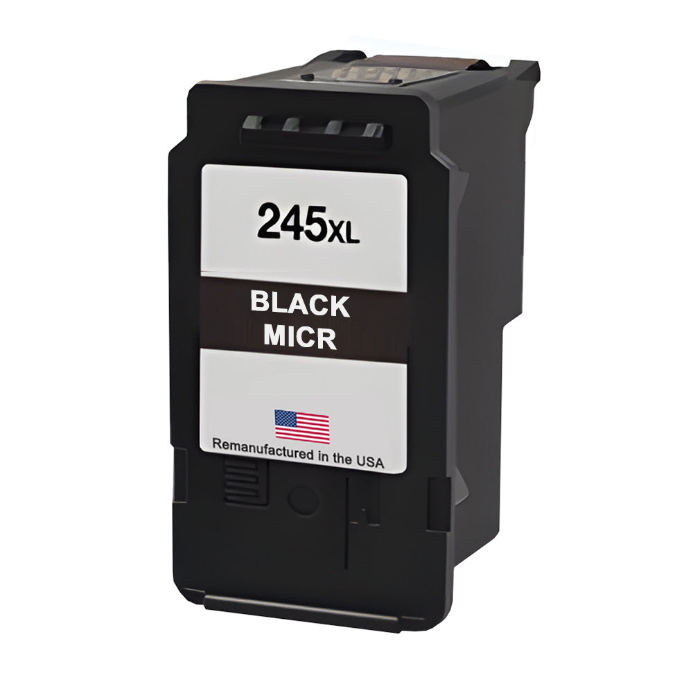 JIT Brand for Canon PG-245XL Black MICR High Yield Remanufactured in the USA Ink Cartridge