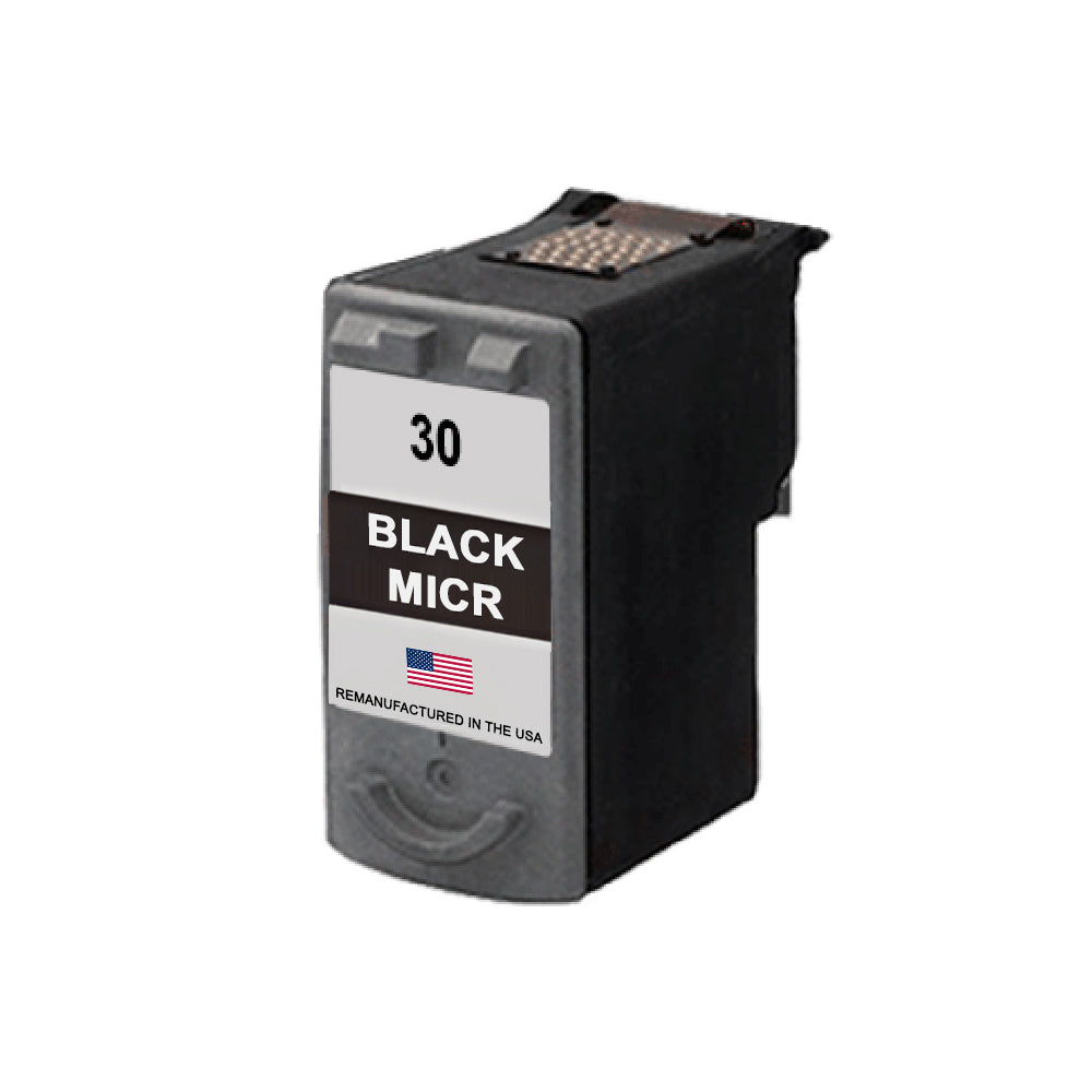 JIT Brand for Canon PG-30 Black MICR Remanufactured in the USA Ink Cartridges