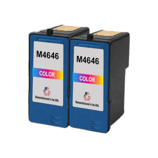 JIT Brand for Dell Series 5 M4646 Color Twin Pack Remanufactured in the USA Ink Cartridge