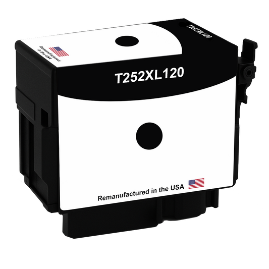 JIT Brand for Epson T252XL Black Remanufactured in the USA Ink Cartridges