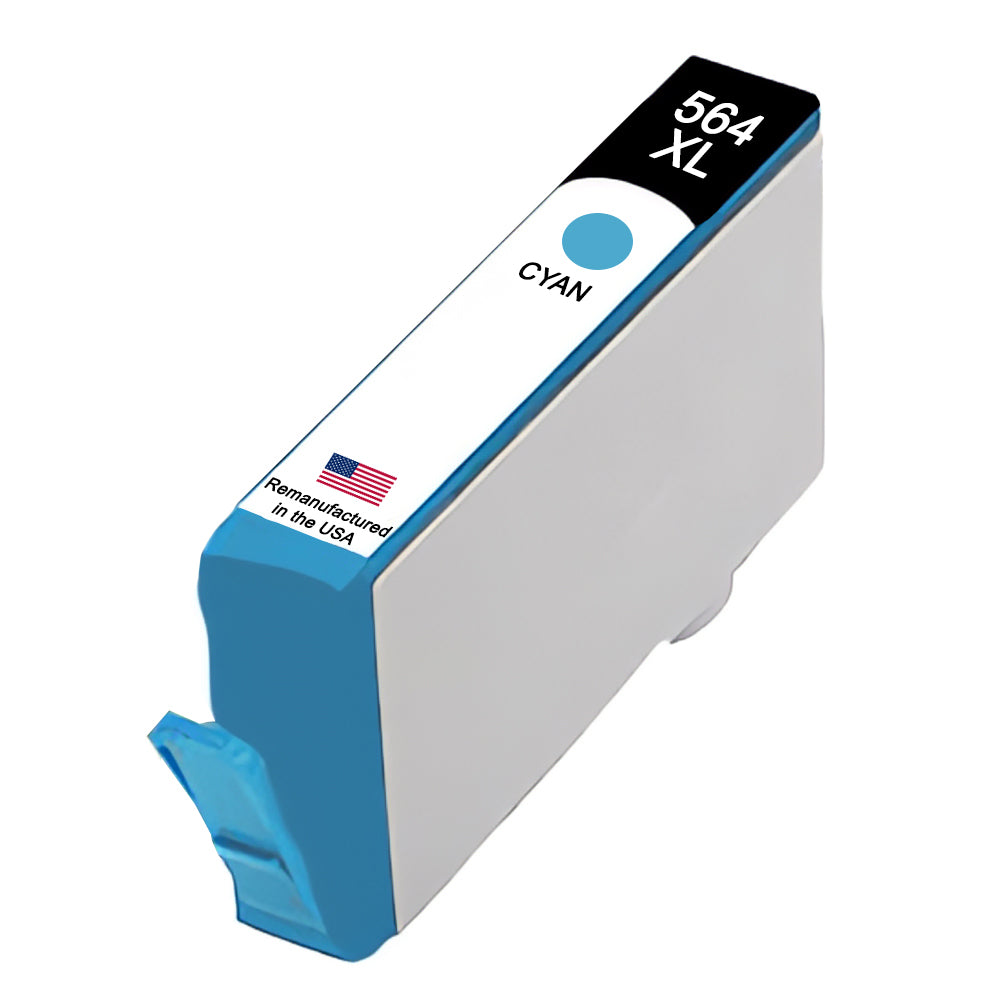 JIT Brand for HP 564XL (CB323WN) Cyan Remanufactured in the USA Ink Cartridge