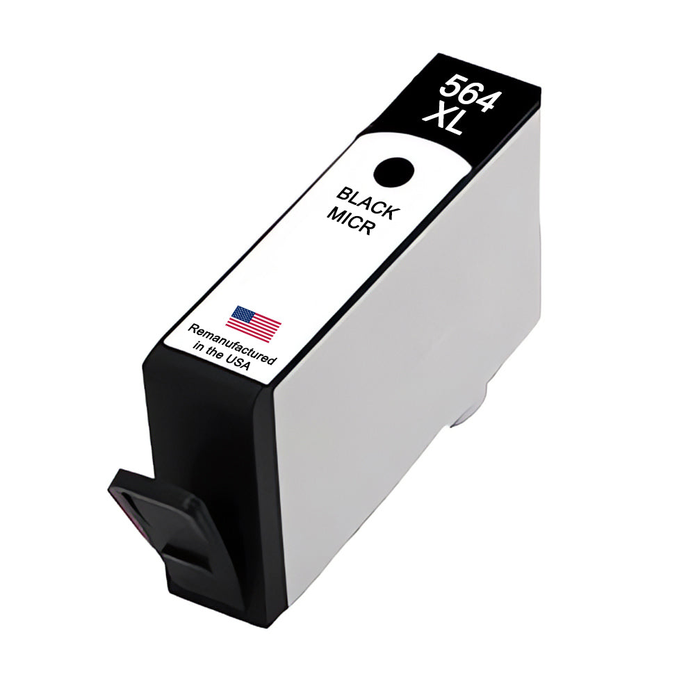 JIT Brand for HP 564XL (CN684WN) Black MICR Remanufactured in the USA Ink Cartridge