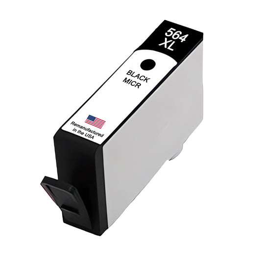 JIT Brand for HP 564XL (CN684WN) Black MICR Remanufactured in the USA Ink Cartridge