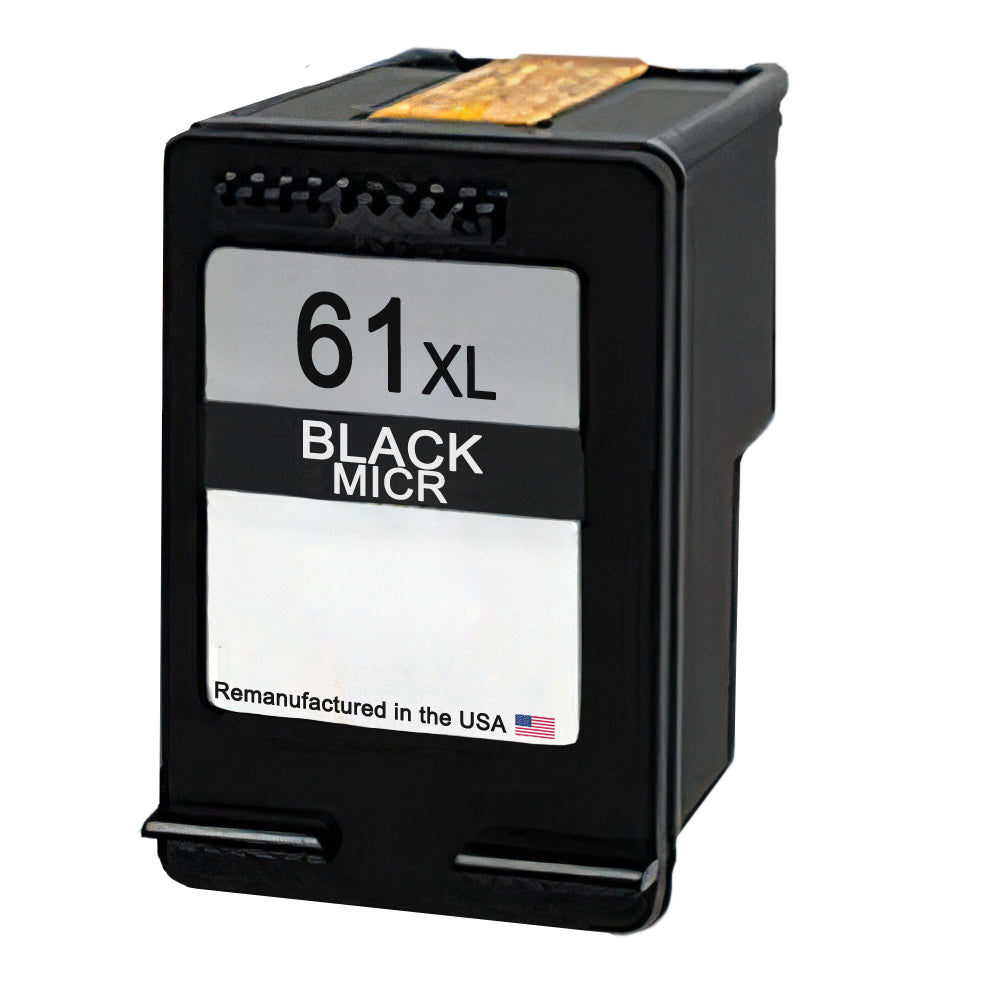 JIT Brand for HP 61XL (CH563WN) Black MICR Remanufactured in the USA Ink Cartridge