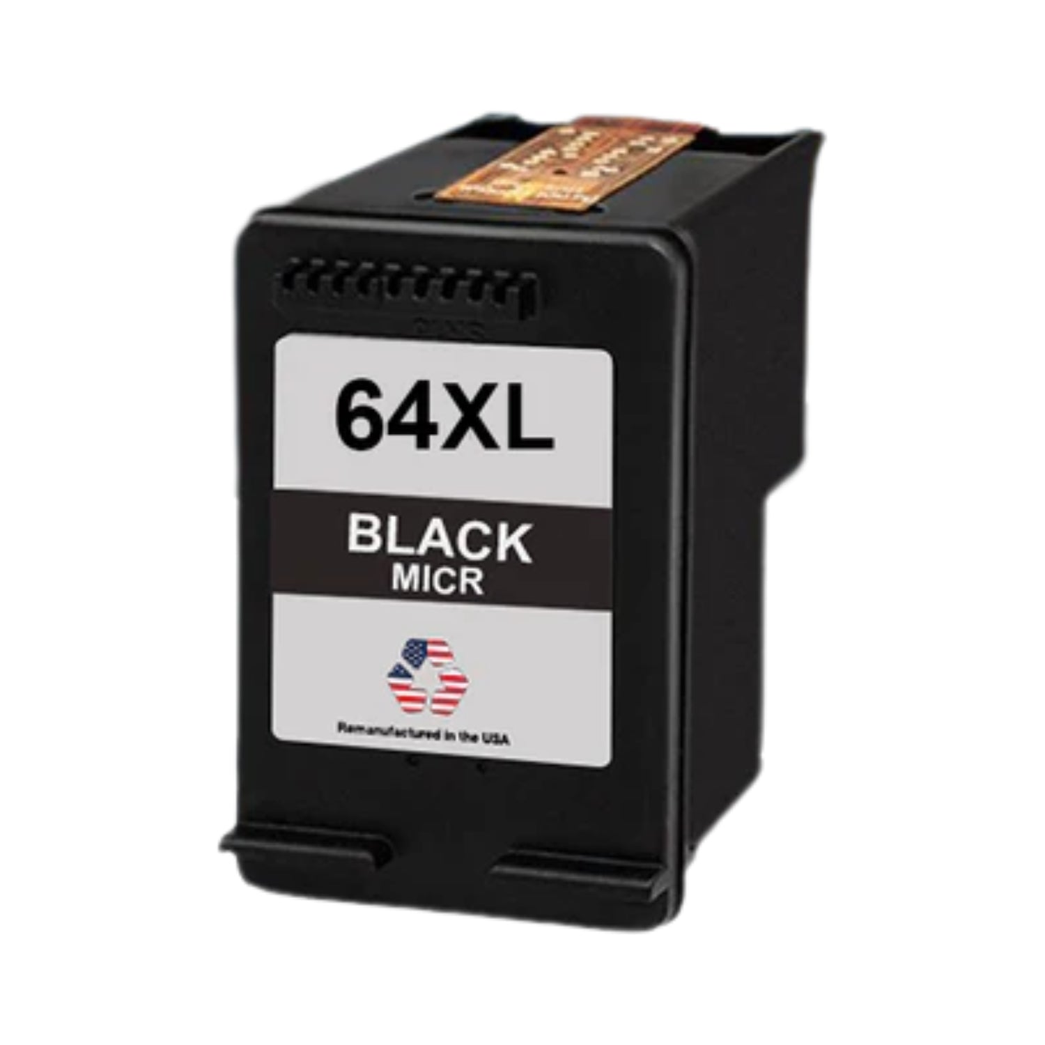 JIT Brand for HP 64XL (N9J92AN) Black MICR Remanufactured in the USA Ink Cartridge