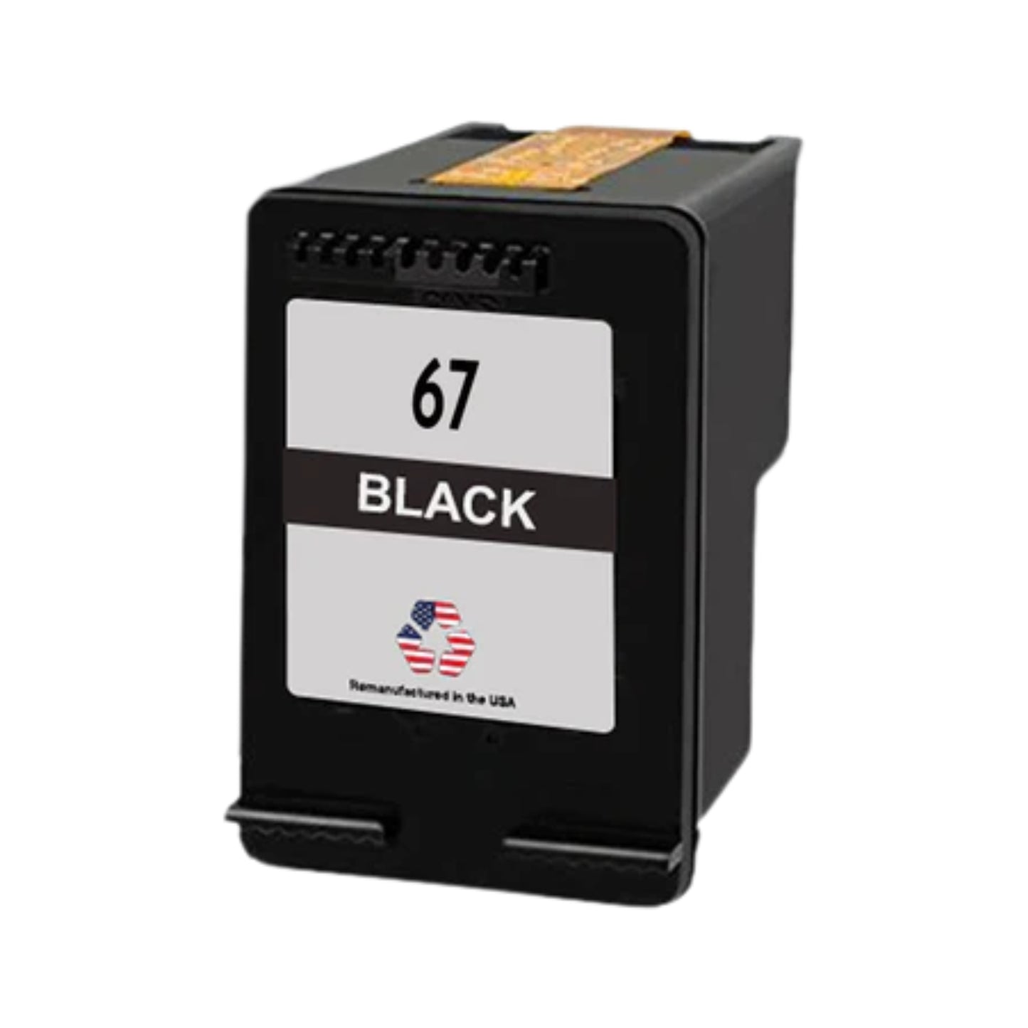 JIT Brand for HP 67 (3YM56AN) Black Remanufactured in the USA Ink Cartridge