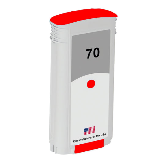 JIT Brand for HP 70 130-ml (C9456A) Red Remanufactured in the USA Ink Cartridge
