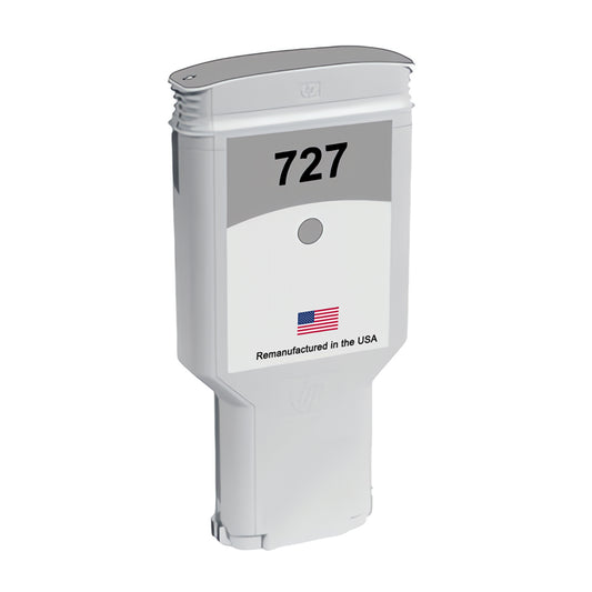 JIT Brand for HP 727XL 300mL (F9J80A) Gray Remanufactured in the USA Ink Cartridges