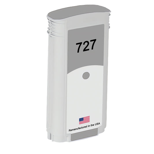 JIT Brand for HP 727 130mL (B3P24A) Gray Remanufactured in the USA Ink Cartridges