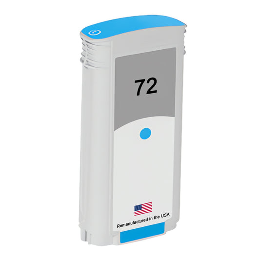 JIT Brand for HP 72 130-ml (C9371A) Cyan Remanufactured in the USA Ink Cartridge