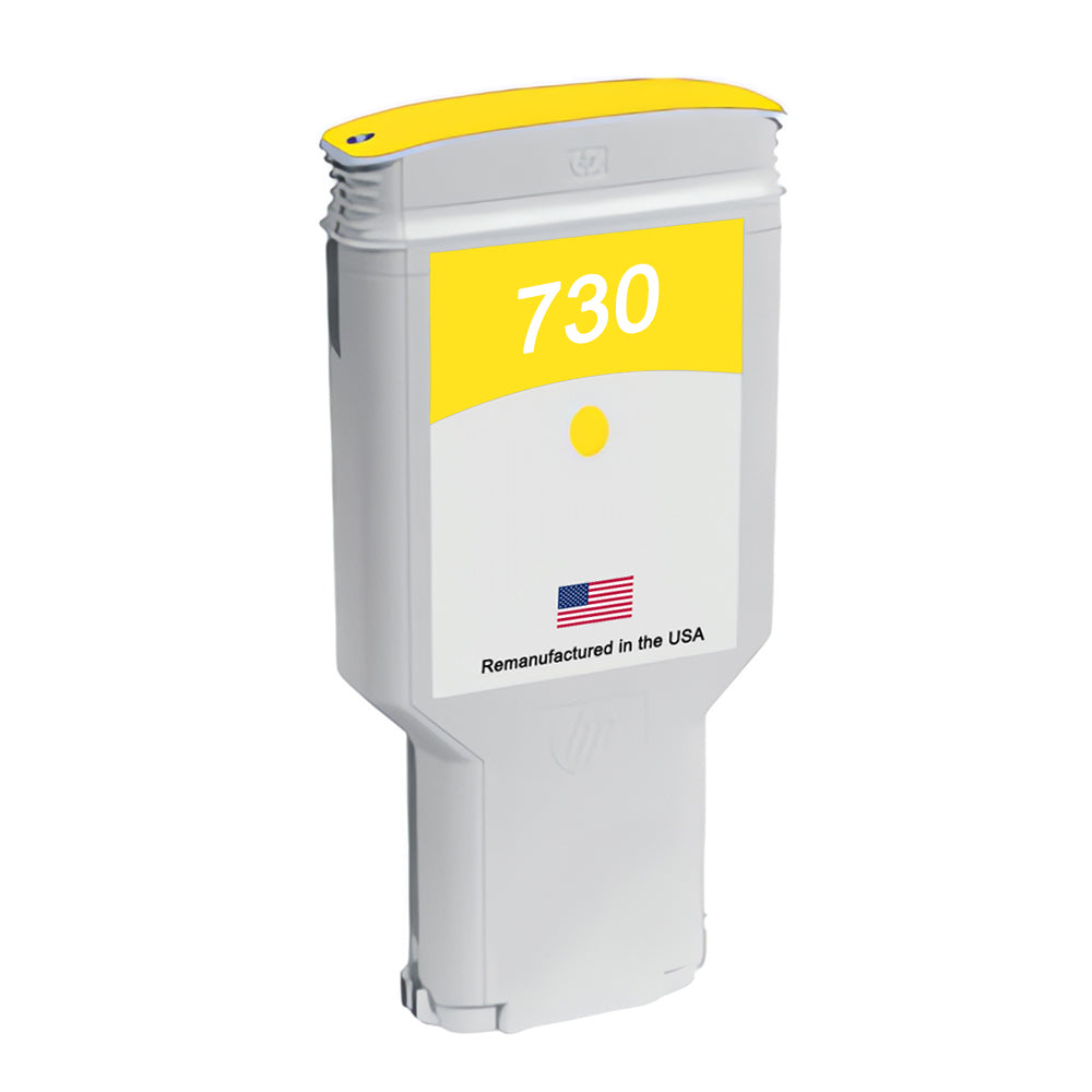 JIT Brand for HP 730 300ML (P2V70A) Yellow Remanufactured in the USA Ink Cartridge